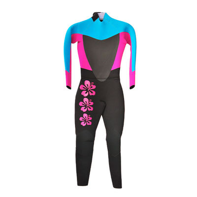 Customizable Neoprene Wetsuit for Splitting Laminating Services with Prismatic and Polka Dot Patterns