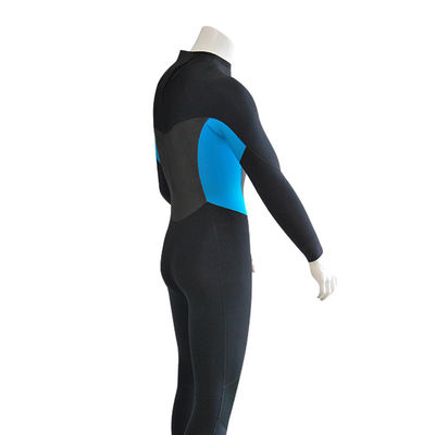 Men’S Full Wetsuit 3/2mm Neoprene Surfing Diving Suit Long Sleeve Back Zip Chest Smooth‑Skin Panel Stretch Thermal Surf/SUP/Snorkeling