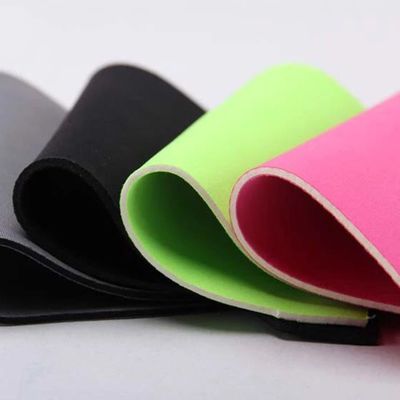 Một mặt 70 Shore A 1mm CR Laminated Neoprene Fabric By The Yard, Bụt niêm phong, đường ống, Gaskets chống nước, Lớp chống va chạm tàu