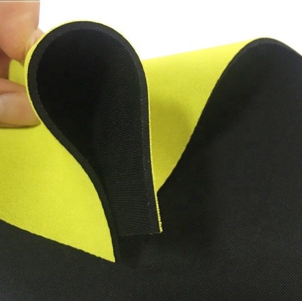 2 mặt Neoprene phủ nylon cho vỏ, Sbr 4mm Neoprene Fabric, vải đàn hồi, phù hợp với hàng thể thao, vải thiết bị bảo vệ, vải chống nước